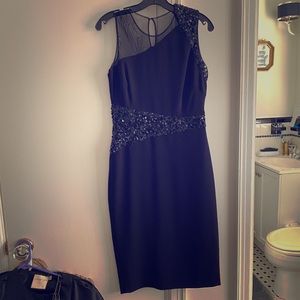 Black cocktail dress